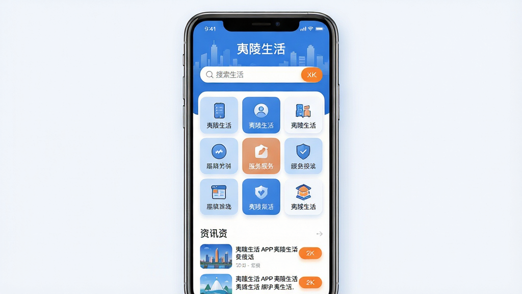 ����������һ�������ֻ�����չʾ��������APP��ҳ���棬���ֲ������ַ��Ű棬�Ϸ�Ϊ���м�Ӱ�����������в�Ϊ�Ź������ͼ�꣬�·�Ϊ��Ѷ�б������Ϊ�ִ���ƽ���Ƽ��磬��ɫ������Ϊ������׺��ɫ������ť��ϸ�ڰ���������ͼ�������������Ӱ��Բ�ǿ�Ƭ������Ҫ��2K�ֱ��ʡ��ɾ�������Ԫ�ء�����������ʾ���������