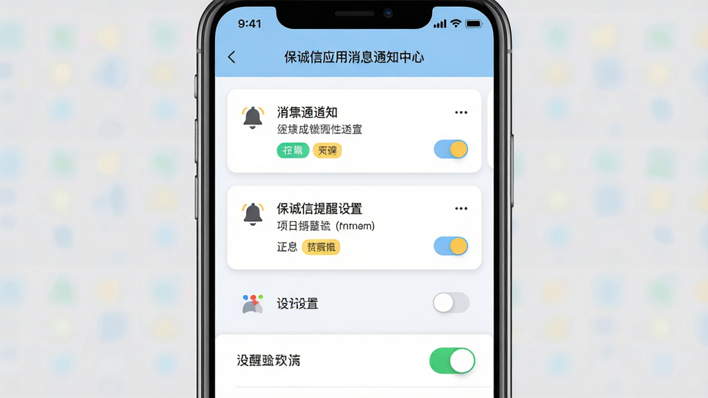 ������Ӧ����Ϣ֪ͨ���Ľ��棬����Ϊ�ֻ���Ļ��ʾ֪ͨ�б�����������ѡ�����Ϊ�Ϸ����������в�֪ͨ��Ƭ���·����ÿ��أ��Ű����������Ϊ����ǳɫϵ��ϸ�ڰ�������ͼ�ꡢ��ɫ��ǩ�����ذ�ť�����ʸ��壬�ɾ����޶���Ԫ��