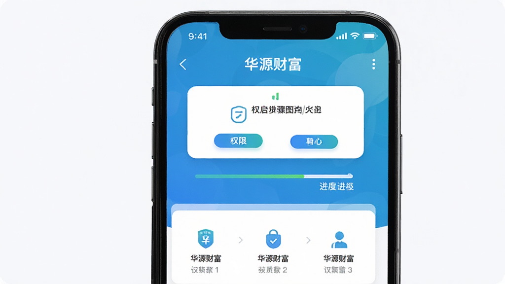 �ֻ���Ļչʾ��Դ�Ƹ�App�İ�װ����ҳ�棬�������Ȩ�޿�������ͼʾ�ͽ�����������Ϊ��װ���̣�����Ϊ�ֲ�չʾ���Ű���������������죬ϸ���ϴ��С���Դ�Ƹ������֣����ʸ��壬�ɾ����޶���Ԫ��