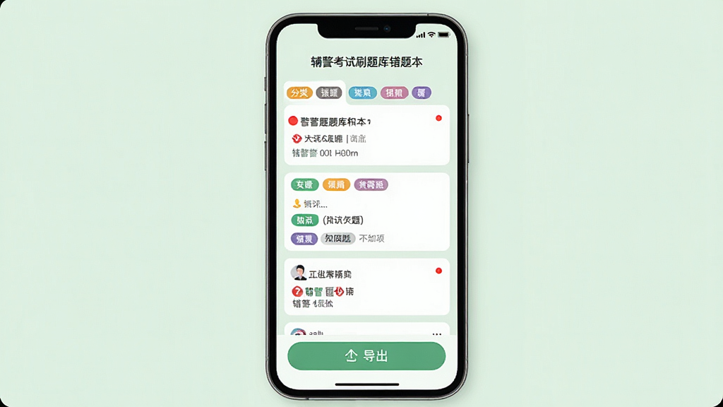 ��������ˢ�����Ȿ���ܽ��棬�ֻ���Ļ������ʾ�����б���֪ʶ���ǩ����Ļ�·��е�����ť������Ϊ����ɫ�����ֲ��ÿ�Ƭʽ���У����Ϊ����ѧϰ�磬ϸ�ڰ��������Ǻ�ɫԲ�㡢�����ǩ��ɫ���֣����ʸ��壬����ɾ����޶���Ԫ��