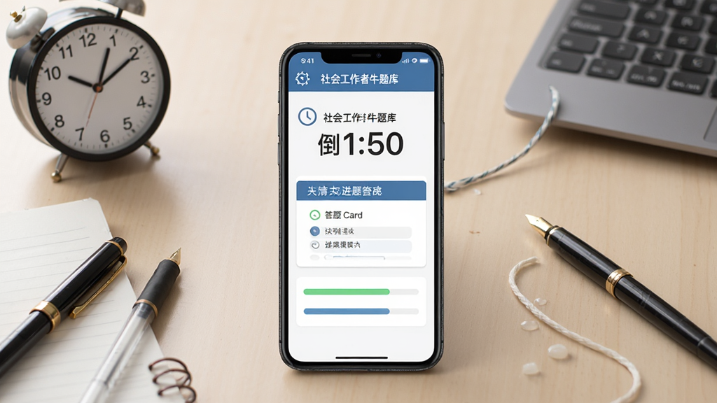 ��Ṥ����ţ���ģ�⿼�Խ��棬���������ֻ���ʾ����ʱ����⿨������Ϊ�������泡�������ľߣ��������רע��ϸ�ڰ���ʱ��ͼ��������������������ɾ��޶���Ԫ��