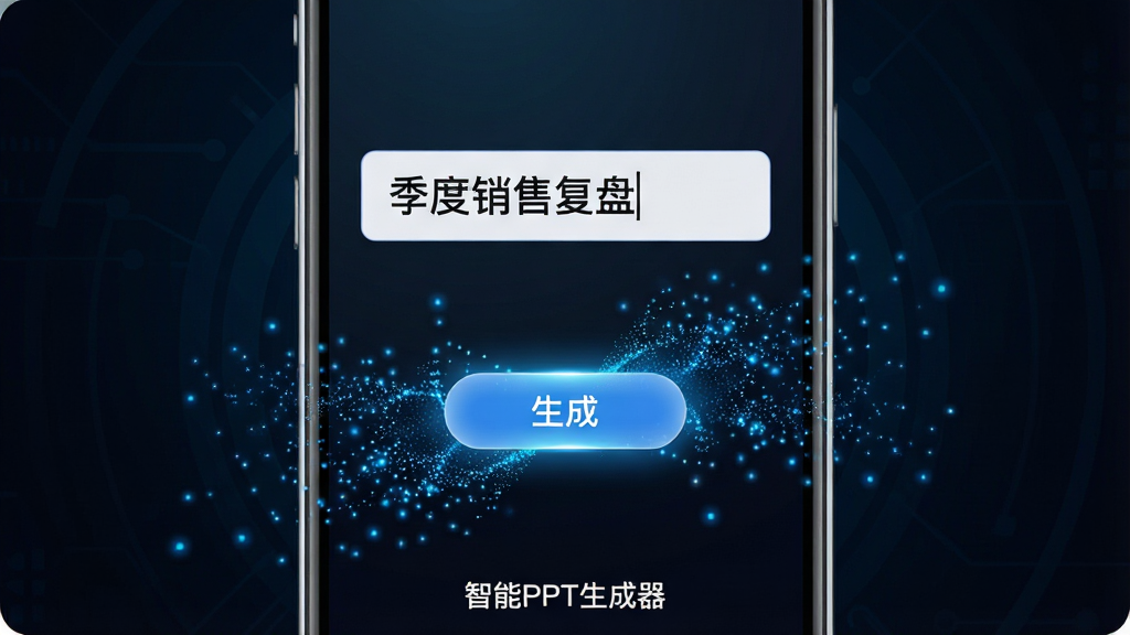 һ��չʾ����PPT������һ�����ɹ��̵ĳ���ͼ���������ֻ���Ļ��д����Ļ������ʾ�������д�š��������۸��̡����·���һ����������ɰ�ť����ť��Χ����������ɢ����ɫ��Ч���ӣ��������������Զ����ɡ�����Ϊ�ֻ����У�����Ϊ��ɫ�Ƽ��н��䡣�Ű����������ơ�����PPT���������԰�ɫС�����ڻ���ײ������Ϊ�ƻü�Լ�磬ϸ�ڰ�����Ļ��Ե��΢�ⷴ������������Ч��������Ϊ������Ⱦ���ɾ����޶���Ԫ�ء�