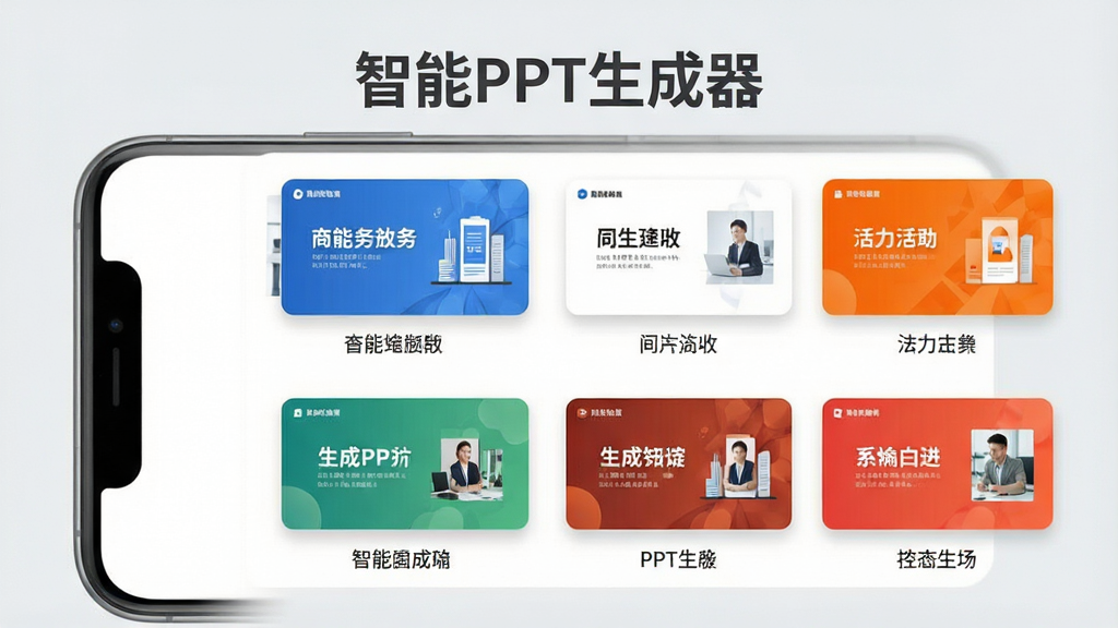 һ��չʾ����PPT������ģ������Ĳ�Ʒ��ͼ���ͼ���������ֻ���Ļ��ʾģ��ѡ��ҳ�棬���������������Ų�ͬ����PPT��������ͼ����������������Լ�ס������ȵ���ɫ��ÿ������ͼ�·��ж�Ӧ��ģ�����Ʊ�ǩ������Ϊ�������е��������У�����Ϊǳ��ɫ���Ű����������ơ�����PPT�������������ɫ�������ڻ��涥�����С����Ϊ��ˬ��ƽ����ƣ�ϸ�ڰ�������ͼ��Բ�ǿ�Ƭ����΢��Ӱ������Ϊ���壬�ɾ����޶���Ԫ�ء�