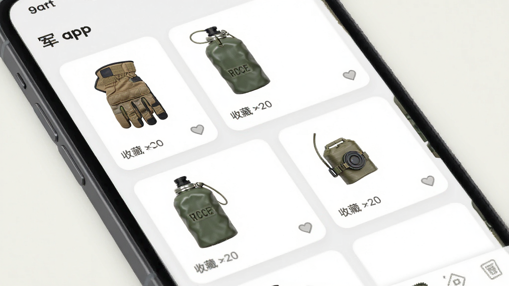 �ؾ�APP�ղؼ�ҳ��չʾͼ������Ϊ�ֻ���Ļ�ڳ����ղ���Ʒ��Ƭ�б�������ս�����ס�����ˮ������Ʒ����ͼ���ղ�ʱ�䣬����Ϊǳɫ�����Ϊ��࿨ƬʽAPP����չʾ��ϸ�ڰ��������ղ�ͼ�꣬���ʸ��壬����ɾ����޶���Ԫ��