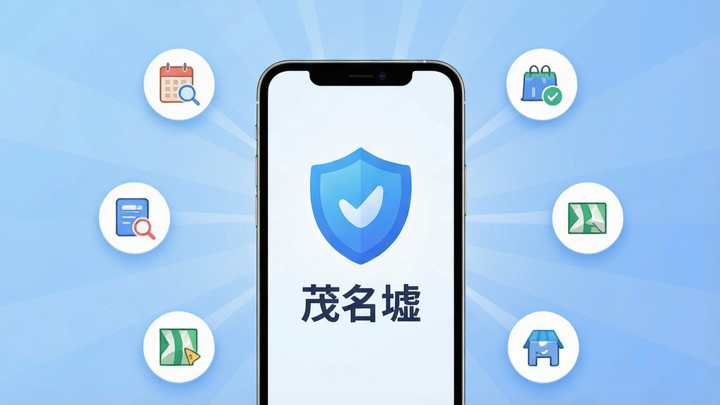 һ��չʾï����App��ȫ������ܵ�ʾ��ͼ������������һ���ֻ�����Ļ����ʾ��ȫ����ͼ���