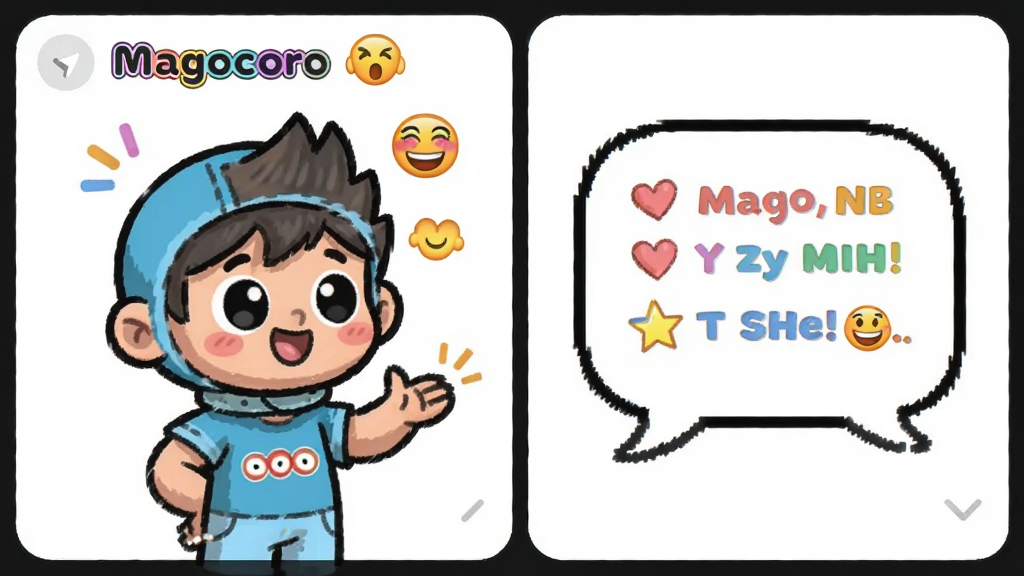 Magocoro ��ɫ��������棬��������չʾ������ͨ���Ľ�ɫ���ڶԻ�������ɫ���С�Magocoro����ʶ���Ҳ�Ϊ�Ի����ݣ��������ҷ������Ű������������ÿɰ���ϸ�ڰ�������������ɫ���֣����ʸ��壬�ɾ����޶���Ԫ��