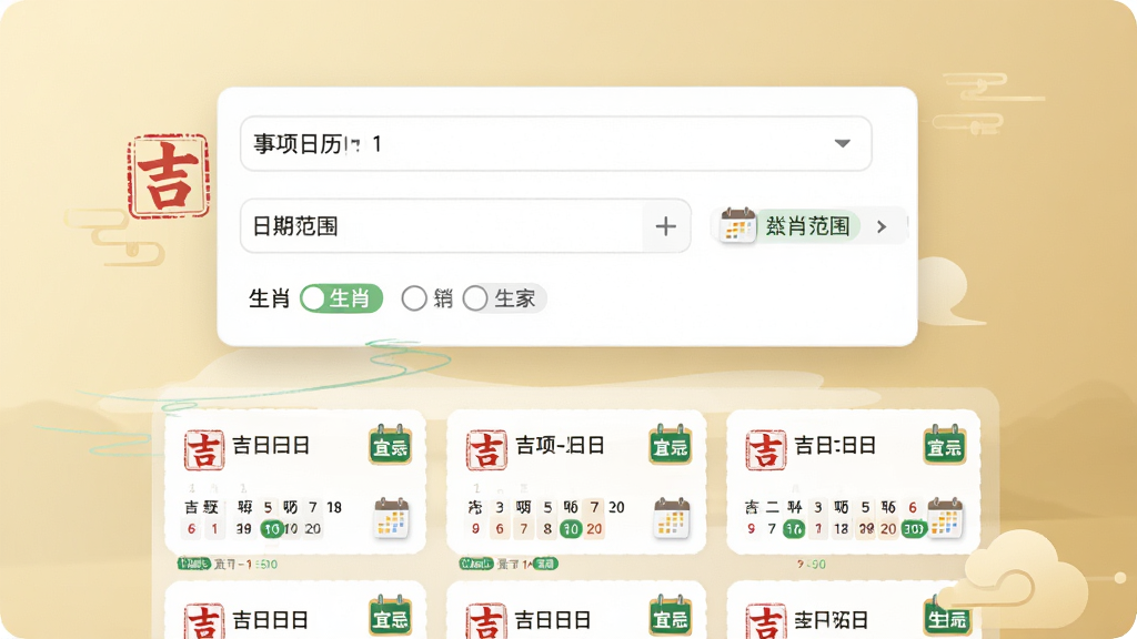 �ϻ���iDays�Ƶ�����ɸѡ���棬��������Ϊɸѡ������壬�������������˵������ڷ�Χѡ��������Фѡ��·�Ϊ����б��Կ�Ƭ��ʽչʾ���գ�����Ϊǳ��ɫ���䣬���Ϊ�ִ���Ƭʽ���֣�ϸ�ڰ�����ɫ��������ӡ�¡���ɫ�˼ɱ�ǩ������ͼ�꣬���ʸ��壬����ɾ����޶���Ԫ��