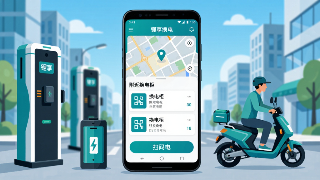 ���������һ���������ֵ綯���û������ܻ������Ӧ�ã���������չʾһ����׿�ֻ����ֻ���Ļ����ʾ�������APP����ҳ���棬������ͼ��λ������������б���ɨ�뻻�簴ť���ֻ���Χ�����Ż����﮵�غ������еĵ綯��Ԫ�أ�����Ϊ�ִ����нֵ������졣������Ϊ��ƽ���Ƽ��磬ɫ��������ɫΪ�����ɾ���ˬ�����ʸ��壬�޶���Ԫ�أ�ͼƬ�����֡�������硱�����ɼ���