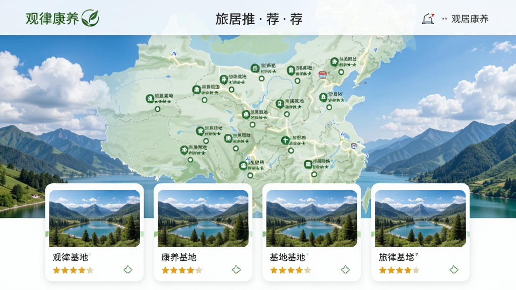����չʾ�����ɿ������þ��Ƽ�ҳ�棬��ͼ�ϱ�ע�����������λ�ã��·��л��ؿ�Ƭչʾ�羰��Ƭ�����֡�������������ƺ�ɽˮ��⡣���������Ȼ���Ű������������������ɾ��޶���Ԫ�ء�