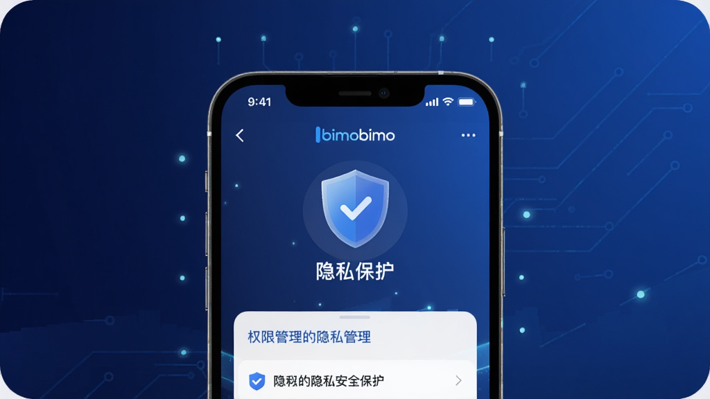 һ�� bimobimo ��˽��ȫ�����ʾ��ͼ������Ϊ�ֻ���Ļ����ʾ bimobimo ��Ȩ�޹���ҳ�棬ҳ�����ж���ͼ��͡���˽���������֣�����Ϊ����ɫ���䣬���Ƽ���ʮ�㣬���ּ�࣬���ʸ��壬�ɾ�������Ԫ��