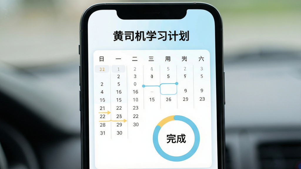 ��˾��ѧϰ�ƻ����棬�ֻ���Ļ��ʾ����ʽѧϰ���ȱ�����ɰٷֱ�Բ��ͼ�������С���˾��ѧϰ�ƻ������֣�����Ϊ��ɫ�뵭��ɫ���䣬������£������������ɾ��޶���Ԫ��