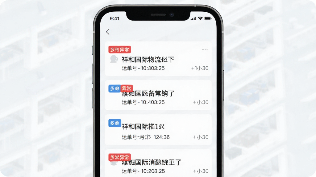һ��չʾ��͹���������Ϣ�������쳣���ѹ��ܵ��ֻ�����ͼ������Ϊ�ֻ���Ļ�ڶ���֪ͨ��Ƭ������Ϊ�����б����Ű����룬���Ϊ������ƽ����ϸ�ڰ�����ɫ�쳣��ǩ����ɫ��֪ͨͨ���˵�����ʱ����Ϣ�����ʸ��壬�ɾ����޶���Ԫ��