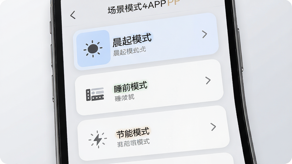 �����Ǽ�APP���ܳ������ý��棬����չʾ�ֻ���Ļ�ڳ���ģʽ�б�������