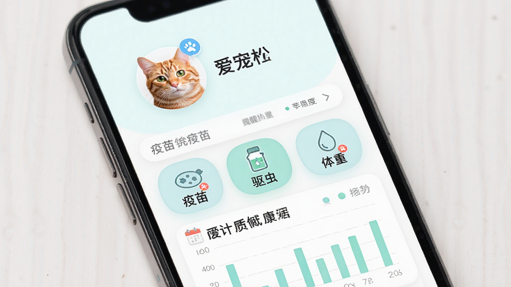 �������｡�������������棬����Ϊһֻ��è�ĵ��ӽ���������Ƭ������Ϊ�ֻ���Ļ����չʾ���Ű��Ϸ��ǳ���ͷ������֣��·��������硢���桢���ص�ͼ�갴ť�����Ϊ����ǳɫUI��ƣ�ϸ�ڰ����������ѱ�Ǻ�����ͼ���������������ɾ����޶���Ԫ��