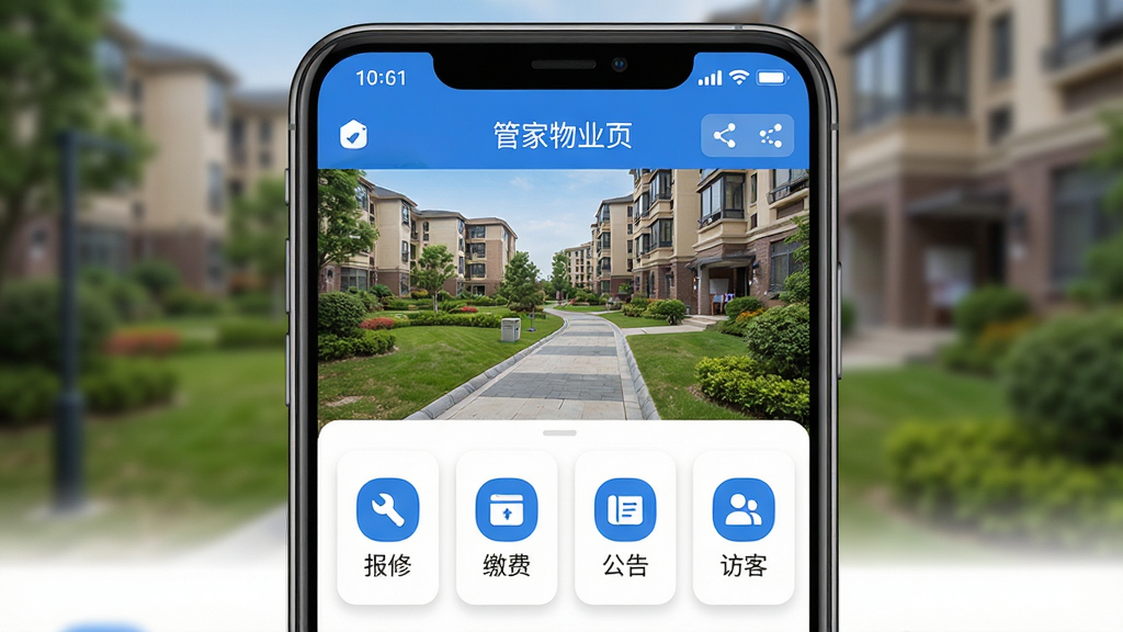 һ����Ϊ�ܼ���ҵ�İ�׿Ӧ�ý���չʾ������Ϊ�ֻ���Ļ��������ʾ��ҵ������ҳ���������ޡ��ɷѡ����桢�ÿ��ĸ�����ͼ�꣬���ֲ������½ṹ�Ϸ�Ϊ����ʵ����Ƭ�·�Ϊ���ܿ�Ƭ���Ű��������׳��㣬���Ϊ�ִ���ƽ���Ƽ������ɫ���䣬ϸ�ڰ���Բ��ͼ�ꡢ�����Ӱ��״̬��ʱ�����źű�ʶ�����ʸ���ɾ��޶���Ԫ��