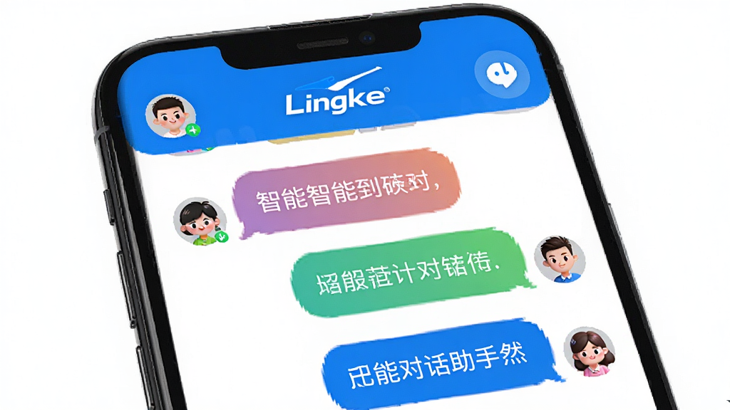 Lingke ���ܶԻ����ֽ���ͼ������Ϊ�ֻ���Ļ����Ļ��ʾ�Ի����ݽ��棬�û����������ڽ��������涥���� Lingke ��ʶ�����ֲ��������б���ʽ�����������죬ϸ����������ɫ�������ԣ�ͼ��ɰ������ʸ��壬�ɾ����޶���Ԫ�ء�