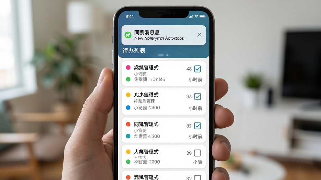 ͬ��������Ϣ����������б����棬�ֻ���Ļ��ʾ�����������ÿ��ǰ���в�ɫԲ�������ȼ�����Ļ������������Ϣ֪ͨ������ֻ��������У�����Ϊ���ڻ���������Ϊ�ֻ���Ļ�����־��У��Ű��࣬���Ϊ�����Ʒչʾ��ϸ�ڰ���֪ͨ��������카ѡ��ʱ���ǩ�������������ɾ����޶���Ԫ��