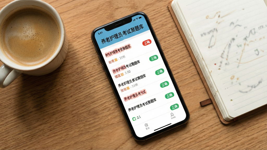һ��չʾ�ֻ�APPѧϰ������ͼƬ������������һ��ƽ���������ϵ������ֻ�����Ļ��ʾ�����ϻ���Ա���Ծ���⡱�Ĵ��Ȿ���棬�������к�ɫ�����Ǻ���ɫ��ȷ��ǵ���Ŀ�б����ֻ��Ա߷���һ�����Ⱥ�һ���ʼǱ�������Ϊľ�����棬���ֲ��ø��ӽǶȣ������ܰѧϰ��Χ��ϸ������������׼ȷ��ʾ�����ϻ���Ա���Ծ���⡱�����ʸ��壬�ɾ����࣬�޶���Ԫ��