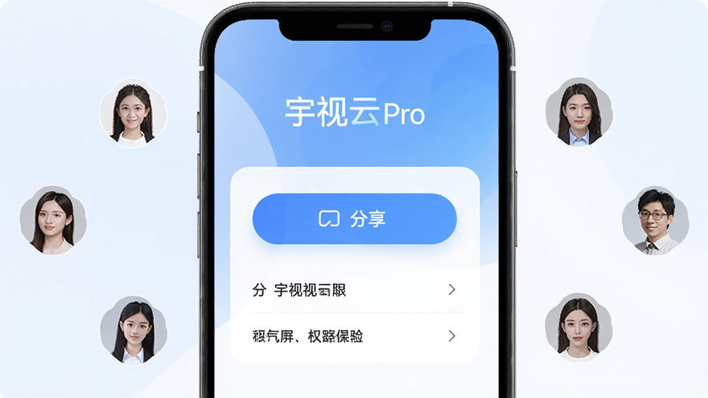 �ֻ���Ļչʾ������Pro�ķ������棬��Ļ�����з�����ť��Ȩ��ѡ���Χ���ƶ���û�ͷ��ͼ�꣬����Ϊ��͵����׽��䣬��������