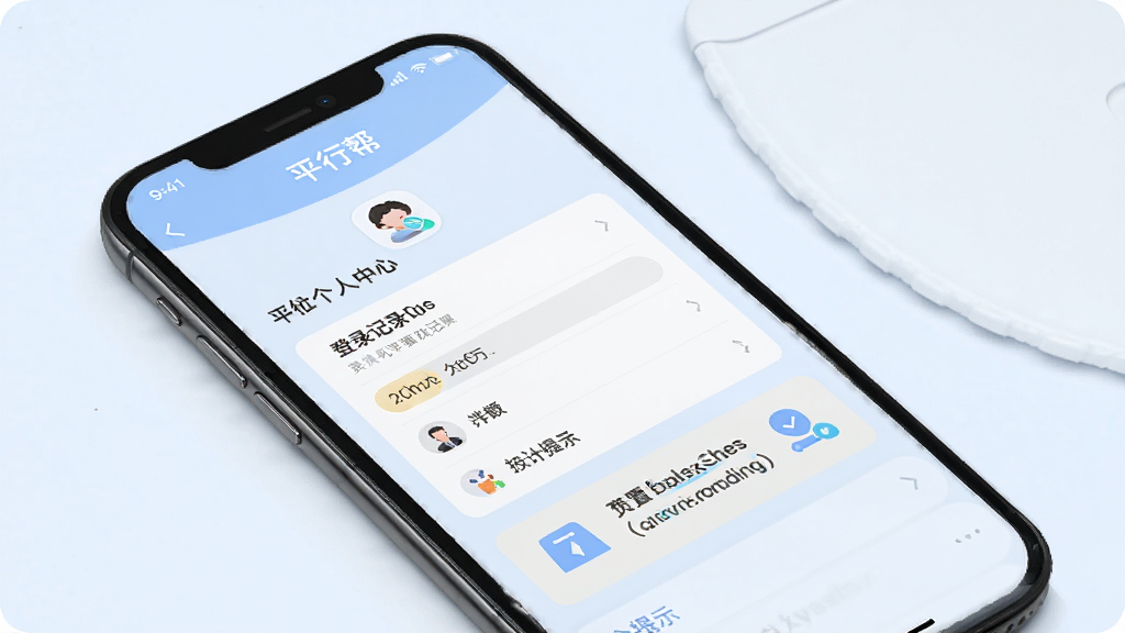 ƽ�а�������İ�ȫ����ҳ�棬�ֻ���Ļ����ʾ��ƽ�а�˺ű������棬�е�¼��¼�б��Ͱ�ȫ��ʾͼ�꣬����Ϊ����ɫ����������࣬ϸ�����������ʸɾ�������