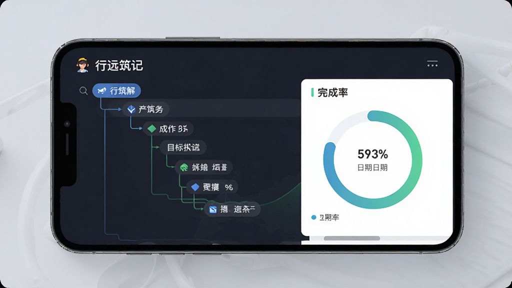 ��Զ����Ŀ������׷�ٽ��棬����Ϊ�ֻ���Ļ��ʾĿ����״ͼ�����Բ�����������Ϊ�����б��Ҳ�Ϊ�����ͼ�����Ű������в�Σ����Ϊ���ݿ��ӻ�����磬ϸ�ڰ������Ȱٷֱȡ����ڱ�ǡ���ɫ���䣬���ʸ��壬�ɾ����޶���Ԫ��
