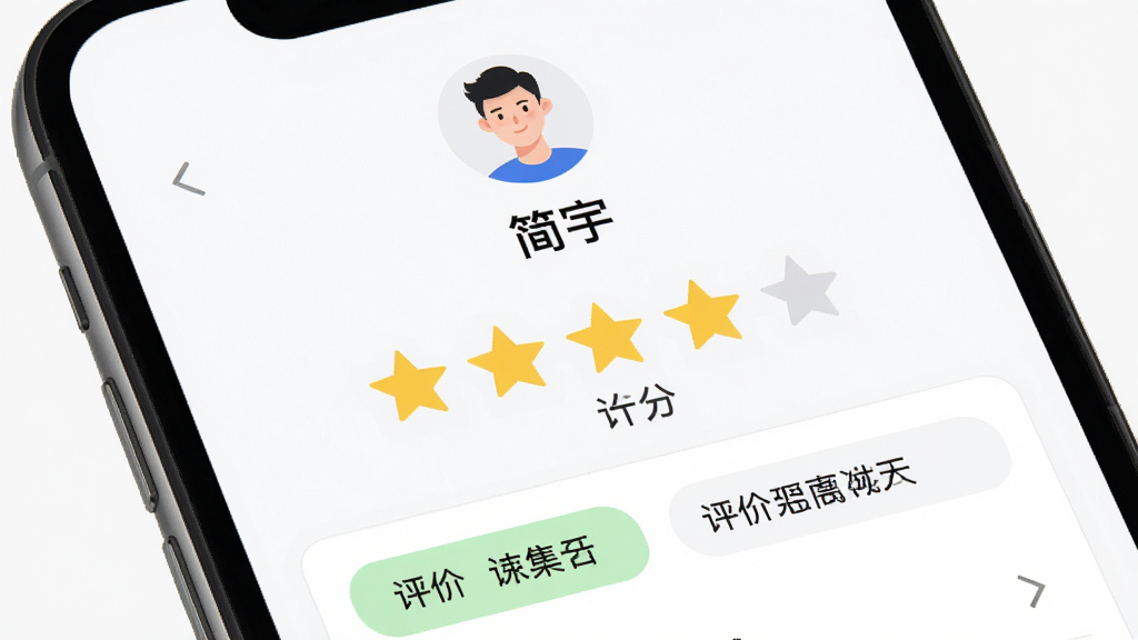 ����Ϊ�ֻ���Ļչʾ�û���������ҳ�棬����Ϊ�����Ǽ������۱�ǩ���У��Ű�Ϊ������ʾ������û�ͷ�񣬷��Ϊ�ִ���Լ���ϸ��Ϊ������������������������ʸ��壬�ɾ����޶���Ԫ��