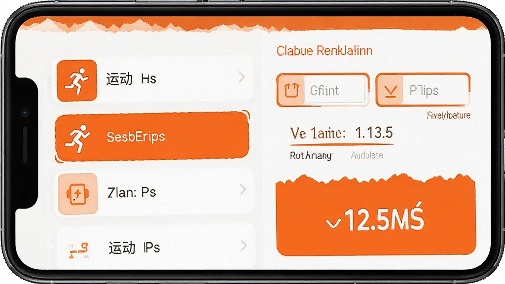һ�����������������˶����ļ�����棬����Ϊ�ֻ���Ļչʾ�˶���Ŀѡ���б��������������������Ϊ���ҷ��������Ϊ������ɫϵ��ϸ�ڰ����˶�ͼ�ꡢʱ�������Ϳ�·���������֣������������ɾ����޶���Ԫ��