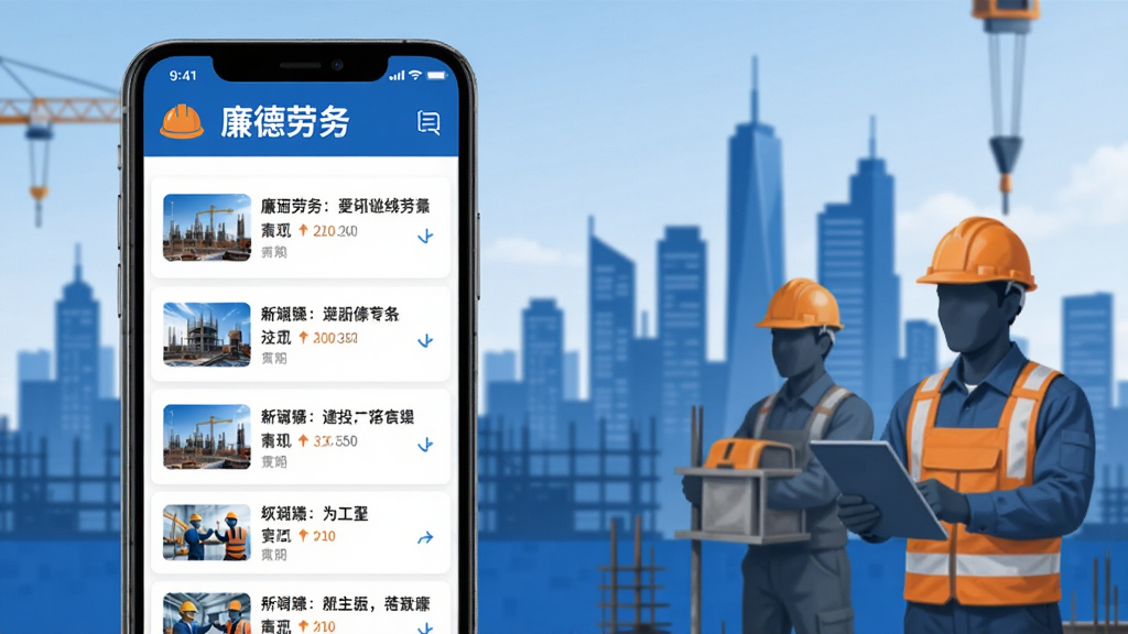 ����չʾ������������Ѷҳ�棬�ֻ���Ļ���������б����ù���Ϣ��Ƭ�������г��н�����Ӱ�͹�����������ɫ��Ϊ��ɫ�ͳ�ɫ���䣬��������������ִ������ʸɾ����޶���Ԫ�ء�