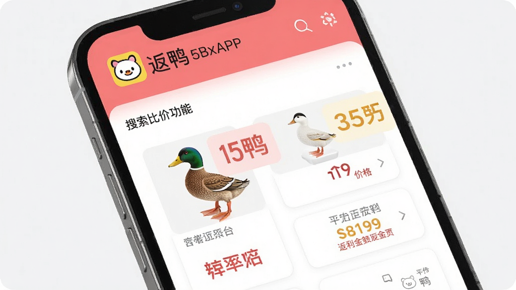 ��ѼAPP�����ȼ۹���չʾ���ֻ���Ļ����ʾͬһ��Ʒ�ڲ�ͬƽ̨�ĶԱ��б����۸�ͷ�����������ֱ�ע�������С���Ѽ��Ʒ�Ʊ�ʶ����������ˬ�ִ�������������������Ԫ��