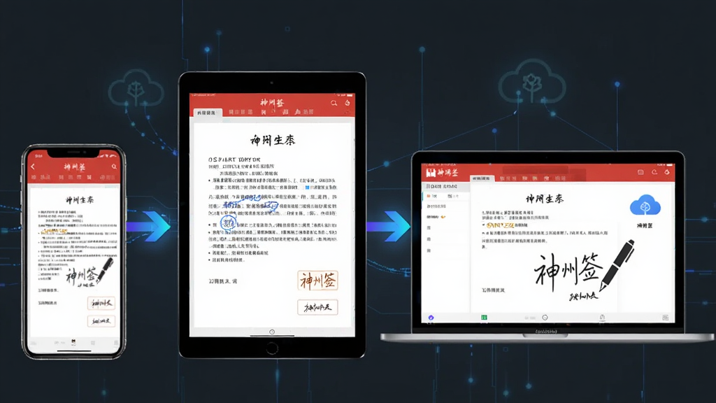 ����ǩ ���ͬ��չʾͼ�������������ֻ���ƽ�塢�ʼǱ�������̨�豸������ʾ����ǩ���棬����Ϊ�������У��豸֮����ͬ����ͷ���ӣ����Ϊ�Ƽ������磬ϸ�ڰ����豸��Ļ�еĺ�ͬ�ĵ���ǩ���ʼ����ƶ�ͼ�꣬���ʸ��壬�ɾ����޶���Ԫ��
