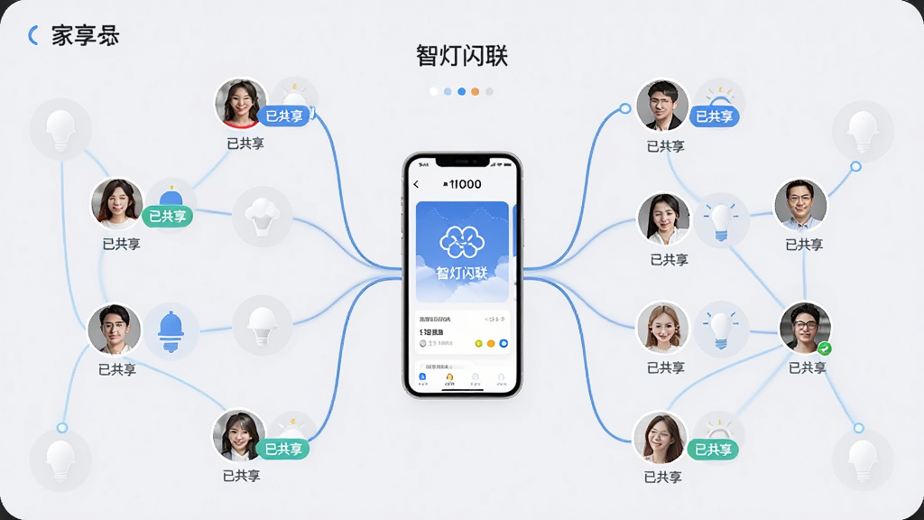 ���������ǡ��ǵ�������Ӧ�õļ�ͥ�������棬��ʾ����û�ͷ��͵ƾ�ͼ�������ߣ�����Ϊ�������˽ṹ���������ֻ����Ű�Գƣ��������������Ϊ��Լ����ϸ�ڰ���ͷ���Եġ��ѹ�������ǩ������Ϊǳ��ɫ������Ϊ���壬�ɾ����޶���Ԫ��