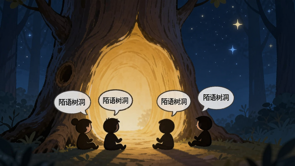 һ�Ų廭����ͼƬ������������һ���޴����ů�����������ڲ�ɢ������͵�ů�⣬���������ż�����ʻ�����С�ˣ�ÿ����ͷ������һ���Ի����ݣ�������д��İ�������ĸ��֣��������ǿ��µ�ɭ�֣������Χ����������ɫ����������ů��Ϊ���������������ɾ��޶���Ԫ��