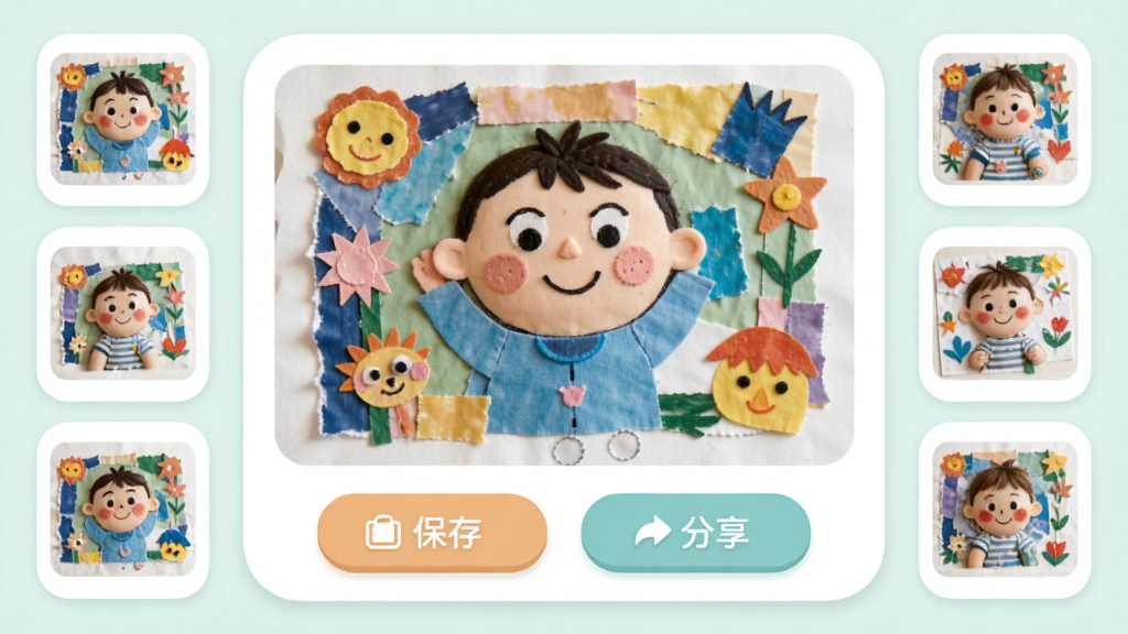 ��������ƴ����Ʒ������������棬����չʾһ����ɵĶ�ͯƴ�������·��б���ͷ�����ť����Χ�����������ͼչʾ��ʷ��Ʒ���������Բ�ǿ�Ƭ��ƣ�����ǳɫ���ϸ�ھ��£����廭�ʣ�����ɾ����޶���Ԫ��