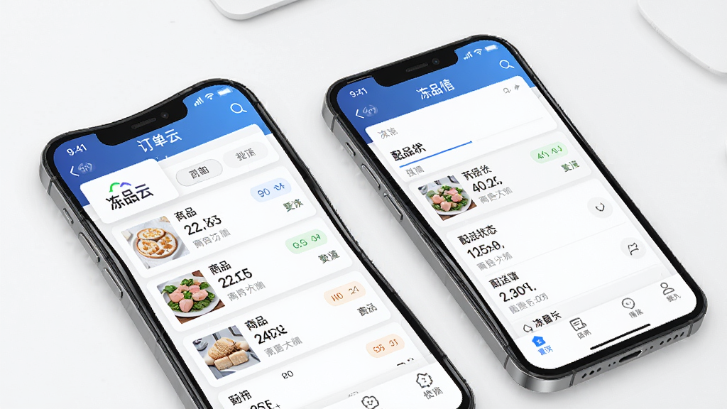 ��Ʒ��APP������������չʾͼ���������ֻ���Ļ��ʾ��Ʒ��Ӧ�õĶ����б�������ҳ�棬����������š���Ʒ��ϸ������״̬����Ϣ�������������������ϸ�ھ��£����ʸ��壬�����ɾ����޶���Ԫ��