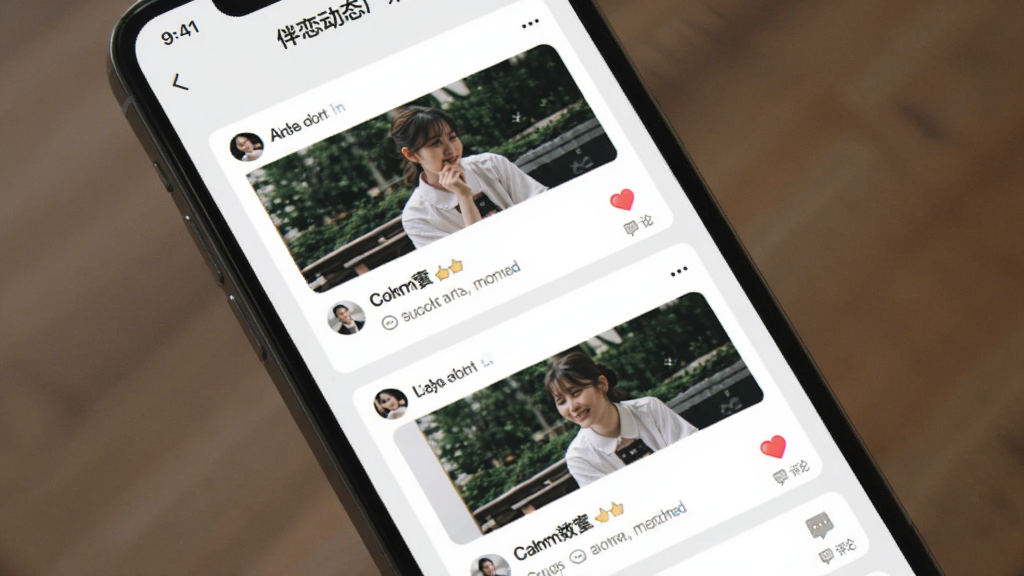 ������̬�㳡ҳ�棬�ֻ�������ʾ�ٲ�����̬��Ƭ����Ƭ����ͼƬ�����֣�������ǳ��ɫ���ɫ���������а��ĺ�����ͼ�꣬���������Ȼ�������������ɾ��޶���Ԫ��