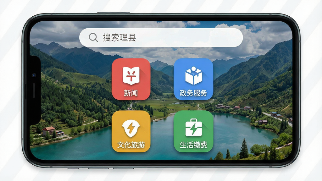һ��չʾ�����ֻ���Ļ��ͼƬ����Ļ����ʾ��������ء�APP�������棬������������������Ȼ���Ϊ����ͼ���Ϸ������������м���������Ѷ����������Ļ����Ρ�����ɷ��ĸ���ɫͼ�꣬�����������Ű����룬���Ϊ�ִ���ƽ��UI��ƣ�ϸ����ͼ�������΢��Ӱ�����ʸ��壬�ɾ����޶���Ԫ��
