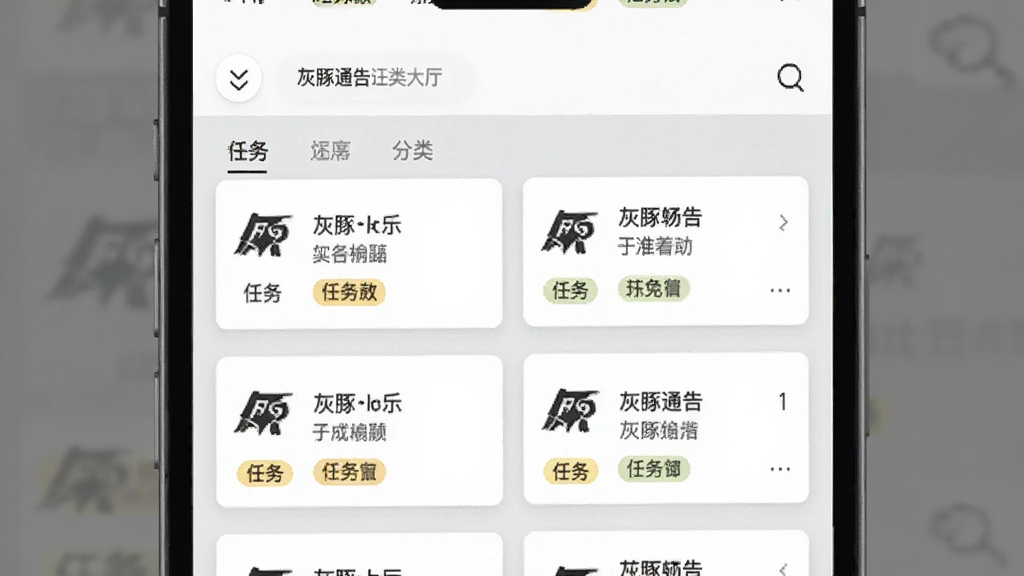 ����ͨ��ͨ��������棬����չʾ�ֻ���Ļ�ڶ���ͨ�濨Ƭ���У���Ƭ����Ʒ�Ʊ�ʶ�������ǩ������Ϊ��ɫ��ǳ��ɫ�������������룬���������ϸ�ڰ���ɸѡ��ť�ͷ����ǩ�������������ɾ����޶���Ԫ��