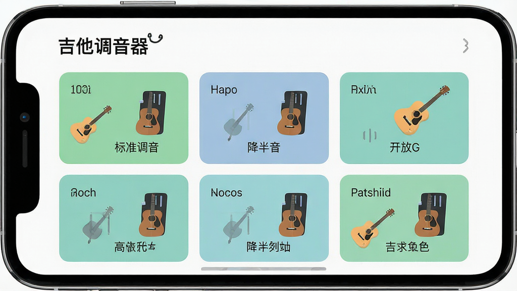 �����Ǽ���������Ӧ�õĶ�ģʽѡ����棬����Ϊ�ֻ���Ļչʾ�������ģʽ��Ƭ���Ű�Ϊ����״���У����Ϊ���±�ƽ����ƣ�ϸ�ڰ���