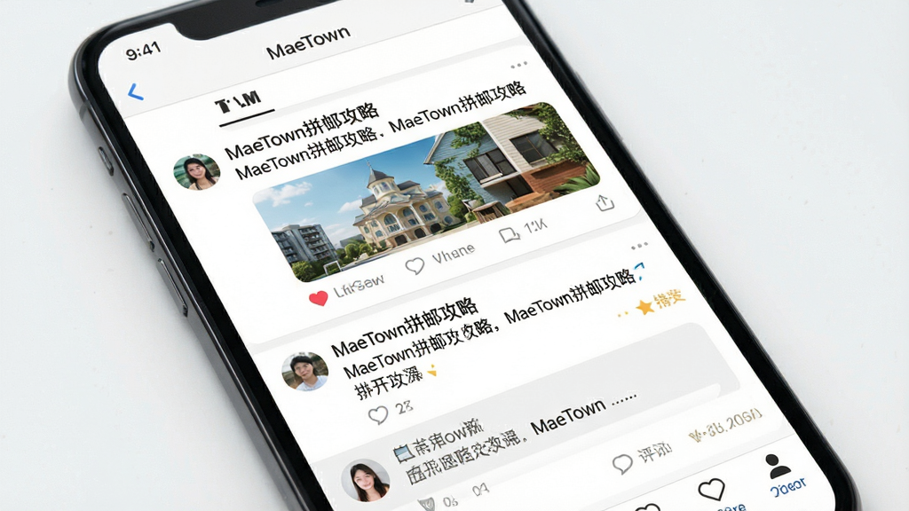 һ��չʾMaeTown�����������ܵ�AI��ͼ������Ϊ�ֻ���Ļ��ʾ���������б������ۻ���������Ϊ���¹���ʽ��Ϣ�����Ű����������Ϊ�罻Ӧ�÷磬ϸ�������ӱ��������MaeTownƴ�ʹ��ԡ����������ʸ���ɾ��޶���Ԫ��
