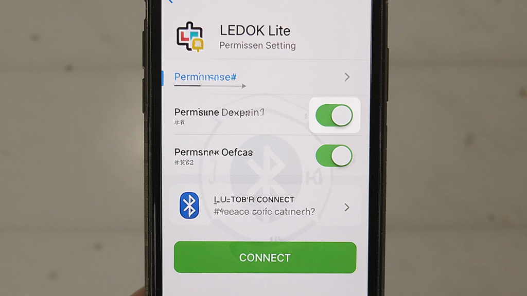 ����Ϊ�ֻ���Ļ��ʾ LEDOK Lite Ȩ�����ý���������������ʾ������Ϊ�ֻ����У���Ļ���������ɼ����Ű�ͻ��Ȩ�޿��������Ӱ�ť�����Ϊ�̳̽�ͼ���ϸ���Ͻ������ֿɱ棬ͼ����ȷ�����ʸ��壬�ɾ����޶���Ԫ��