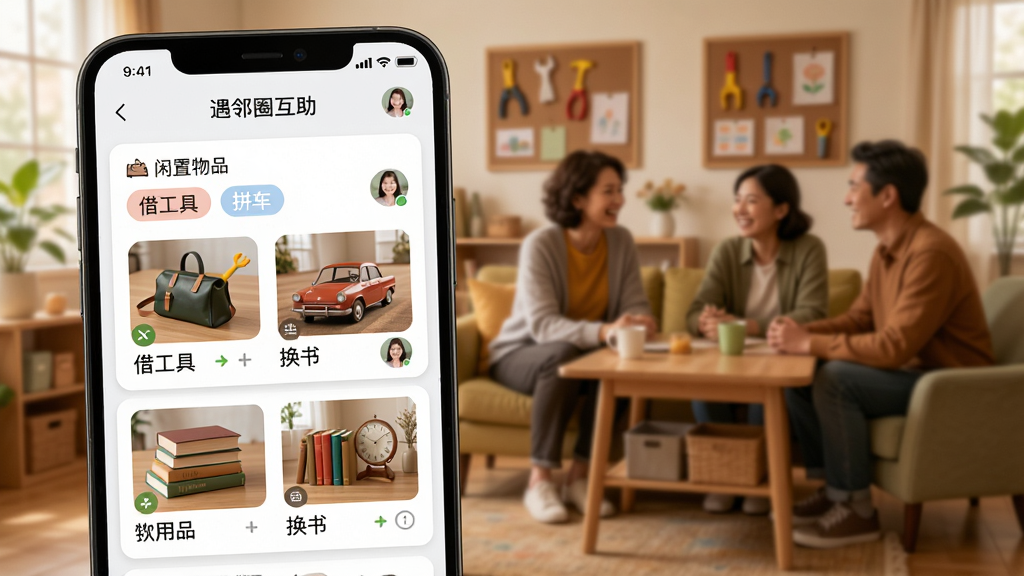 ����Ȧ�������������ý������棬�ֻ���Ļչʾ��������Ƭ��������ƷͼƬ�б����С��蹤�ߡ���ƴ���������顱�ȱ�ǩ����������ܰ��������ң���������Ѻã�ϸ�ڰ�����Ʒ����ͼ���û�ͷ�񣬻��ʸ��壬�ɾ��޶���Ԫ��