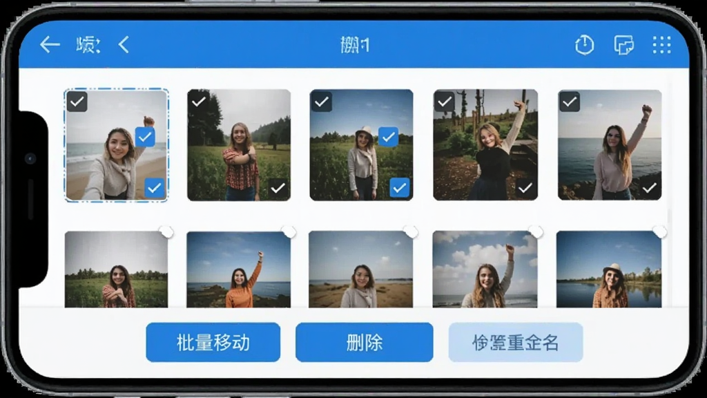 ��Ƭ����������������ѡ����Ƭ�Ĳ������棬�ֻ���Ļ��ʾ������Ƭ����ѡ���ײ����������ƶ���ɾ������������ť�����沼����������ɫ������Ϊ����������Ч�������������޶���װ��