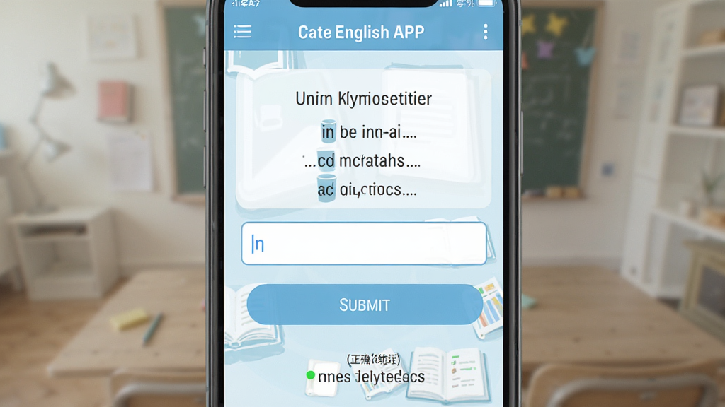���꼶Ӣ���ϲ�APP����Ĭд���ܽ����ͼ����Ļ������ʾӢ�ĵ�����д��Ŀ��������·����ύ��ť����ȷ��ͳ�ƣ���ť��������������Ϊ����ɫѧϰ���⣬����ɾ����࣬����Ӧ�÷�����������ɱ棬��������