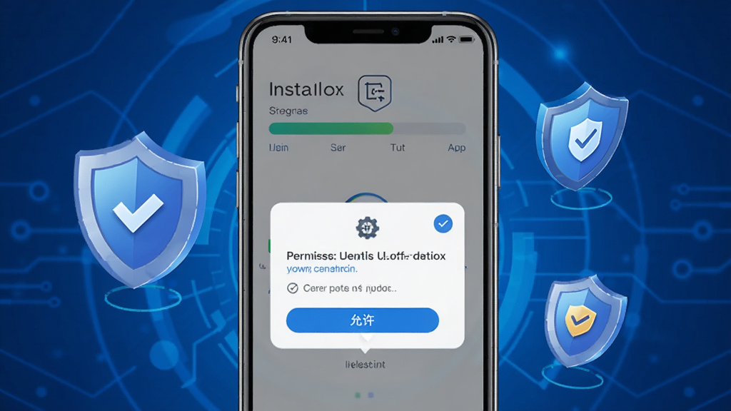 ����չʾŮ������APP���ֻ��ϵİ�װ����ʾ��ͼ���ֻ���Ļ��ʾ��װ��������Ȩ�����󵯴�����Χ�ж���ͼ���ʾ��ȫ����������Ϊ��ɫ�Ƽ����ϸ�ڰ���