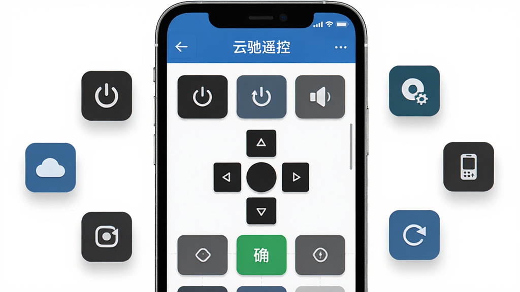 �������Ƴ�ң���������Զ���ң�����༭���棬�ֻ���Ļ����ʾ����ק�İ�ť�Ͳ������񣻲���Ϊ�ֻ����У���Χ�а�ťͼ�긡�����Ű������������С��Ƴ�ң�ء����⣻���Ϊ���Ի����ƹ��߽��棻ϸ�ڰ�����Դ�������������������ȷ�ϼ��ȣ����ʸ��壬�ɾ����޶���Ԫ��
