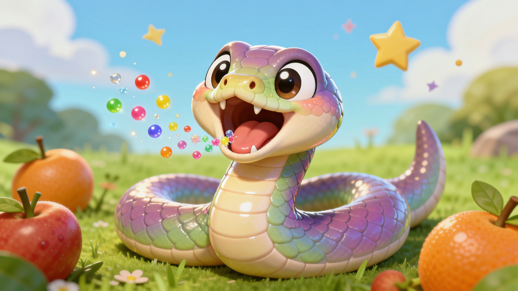 ��������һ��Բ��ɰ��Ŀ�ͨС������������ʳ��ɫ��㣬��Χ������ˮ�������ǣ������������Ĳݵ������죬���岼�־��жԳƣ�������¿�ͨ��ϸ����С��������н�����󣬻��ʸ���ɾ����޶���Ԫ��
