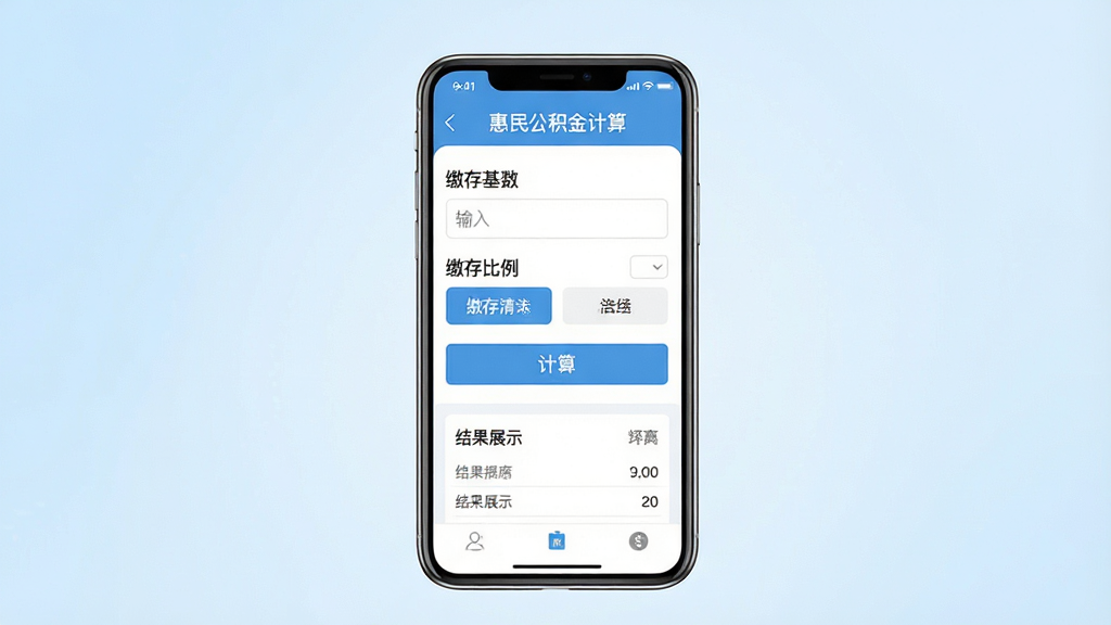 һ���ֻ�Ӧ�ý���չʾͼ������������һ�������ֻ����ֻ���Ļ����ʾ�����񹫻�����㡱Ӧ�õ������棬��������ɴ��������򡢽ɴ����ѡ��ť�����㰴ť�ͽ��չʾ���򣬱���Ϊǳ��ɫ���䣬����������ˬ��ϸ�����������ʸ��壬�ɾ��޶���Ԫ��