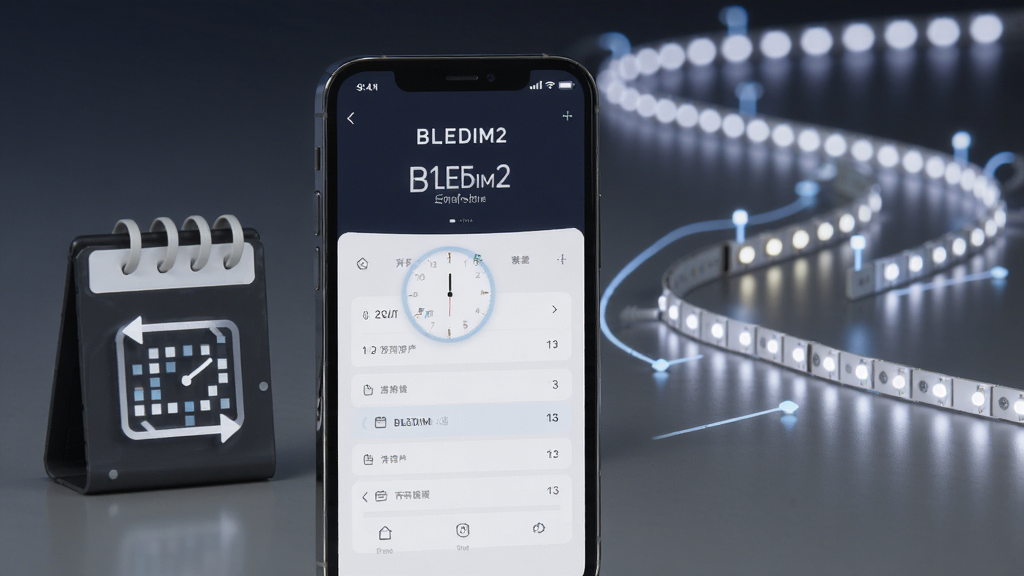 BLEDIM2 ��ʱ��������չʾ��һ���ֻ���Ļ��ʾ��ʱ���ý��棬�Ա���������ʱ��ͼ�꣬�������ж��� LED �ƴ�����ʱ�������У����Ϊ�����Լ�Ƽ��磬���ʸɾ����޶���Ԫ��