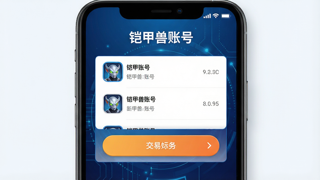 һ��չʾ�ֻ���Ļ��ͼƬ�����������ǡ��������˺š�APP�Ľ��棬���涥���С��������˺š��������·�չʾ�˺��б��ͽ��װ�ť������������ɫ�Ƽ��н��䣬����ɾ����࣬�޶���Ԫ�أ����廭��