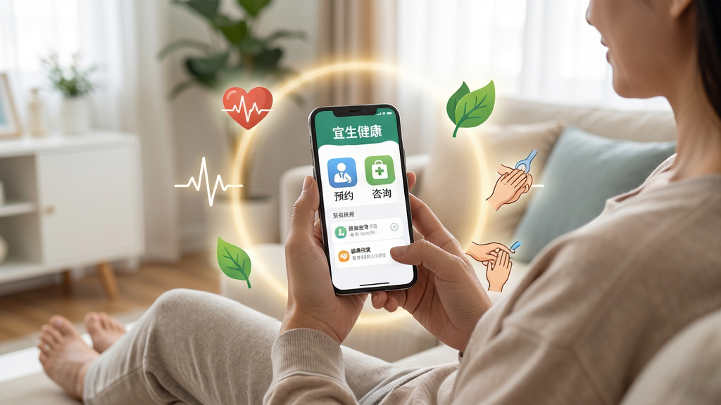 ���廭���Լ�ͥ��������Ϊ���ģ�����Ϊ�ɾ������Ŀ���������һλ���žӼҷ��ĳ�������ɳ����ʹ���ֻ����ֻ���Ļ��ʾ������������Ӧ�ý��棬�����а���ԤԼ����ѯ������������ͼ�꣬��Χ��������͵Ĺ��κͽ������ţ��������ߡ���Ҷ����Ħ���Ƶ�Ԫ�أ����־��жԳƣ����дʵ��ů��ϸ�ڷḻ�������������ɾ����޶���Ԫ��